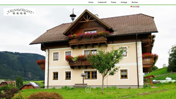 Website Screenshot: Gästehaus Trinkergut - Gästehaus Trinkergut - Willkommen | Gästehaus Trinkergut | Pischelsdorf - Date: 2023-06-26 10:23:42