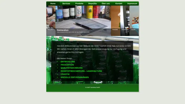 Website Screenshot: www.trinkt.at - trinkT Getränke GmbH - Home - Date: 2023-06-26 10:23:42