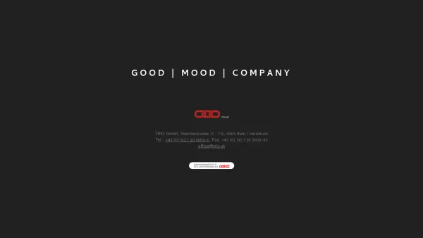 Website Screenshot: TRIO - GOOD | MOOD | COMPANY - TR!O GmbH - Date: 2023-06-26 10:23:42