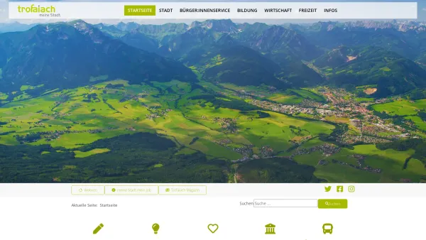 Website Screenshot: Stadtamt Trofaiach - Stadtgemeinde Trofaiach - die lebenswerte Stadt der Steiermark - Date: 2023-06-26 10:23:42