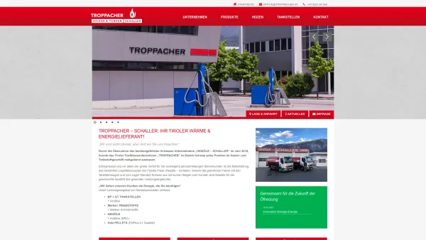 Website Screenshot: AVIA Troppacher - Troppacher - Heizöle & Tankstellen: Troppacher - Heizöle & Tankstellen - Date: 2023-06-15 16:02:34