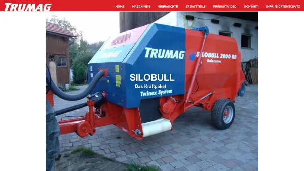 Website Screenshot: Trumag Landmaschinen VertriebsgmbH www.trumag.at - TRUMAG Landmaschinen Vertriebs GmbH - Home - Date: 2023-06-26 10:23:45