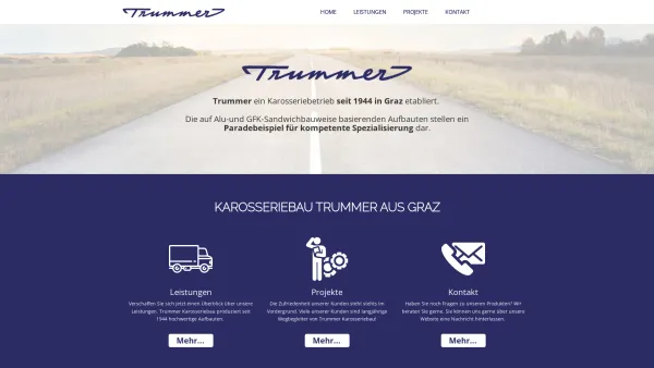 Website Screenshot: Trummer Karosseriebau Ges.m.b.H. - Trummer Karosseriebau Graz - Date: 2023-06-26 10:23:45