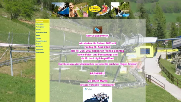 Website Screenshot: bei den Eibl-Liften der Gemeinde Türnitz! - EIBL Jet Alpine Coaster - Date: 2023-06-26 10:23:45