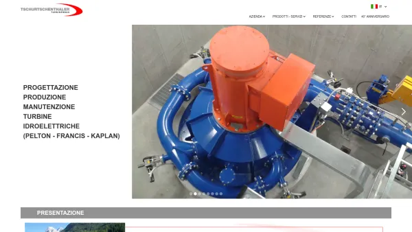 Website Screenshot: Tschurtschenthaler Turbinenbau - Tschurtschenthaler Turbinenbau | turbine Pelton Francis Kaplan - Date: 2023-06-14 10:45:54