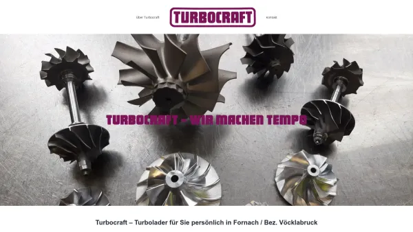 Website Screenshot: Turbocraft - Turbocraft - Die Turbo-Profis in Fornach - Turbocraft - Turbolader - Date: 2023-06-26 10:23:48