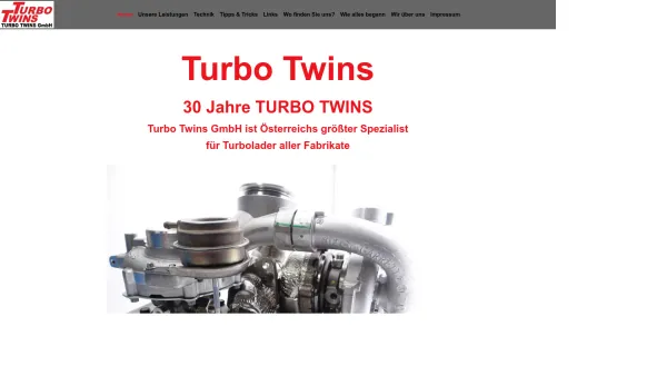 Website Screenshot: TurboTwins GMBH - Home - Date: 2023-06-26 10:23:48