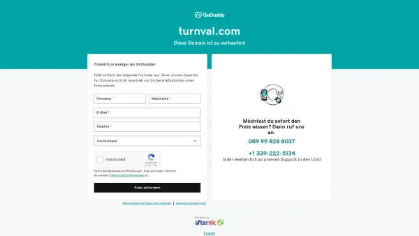 Website Screenshot: TURNVAL GmbH - turnval.com - Date: 2023-06-14 10:45:54