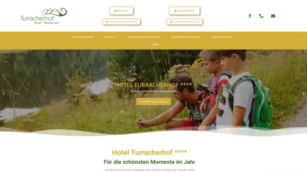 Website Screenshot: Hotel - Restaurant Turracherhof**** - Turrach | Home - Hotel Turracherhof - Date: 2023-06-26 10:23:48