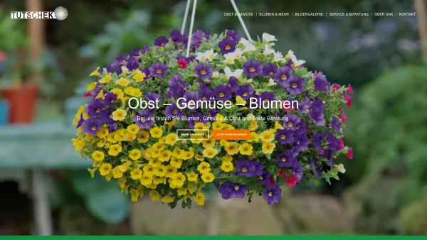 Website Screenshot: Siegfried Tutschek - Gärtner Tutschek | Obst, Gemüse & Blumen in höchster Qualität - Date: 2023-06-26 10:23:48