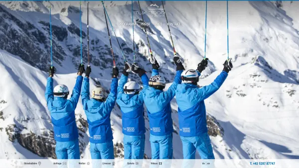 Website Screenshot: Skischule Skiguiding Tux 3000 Hintertux Zillertal Mayrhofen Hintertuxer Gletscher Skiguiding exklusiv Tirol Ihr exklusives Skiverg - Privatskischule im Zillertal | Tux 3000 - Date: 2023-06-26 10:23:48