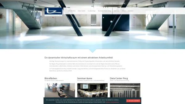 Website Screenshot: Technologiezentrum Perg GmbH - Technologiezentrum Perg GmbH - Willkommen - Date: 2023-06-14 10:45:54