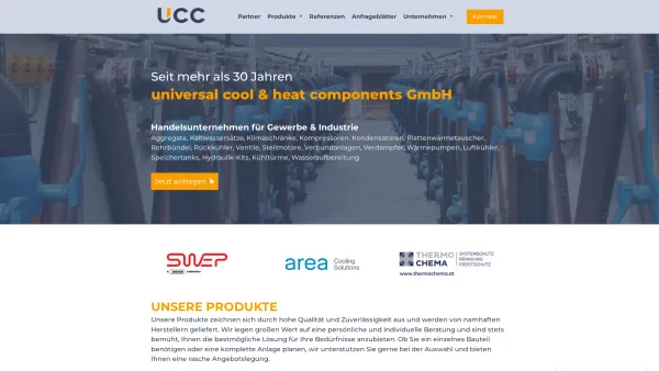 Website Screenshot: Coldcraft Kälte-Klima-Projekt Gesellschaft UCC United Cold Craft - UCC - universal cool & heat components | Hausmannstätten - Date: 2023-06-26 10:23:51