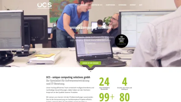 Website Screenshot: UCS unique computing solutions gmbh - UCS - unique computing solutions gmbh - Date: 2023-06-26 10:23:51