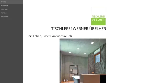 Website Screenshot: Tischlerei Schreinerei Übelher Bizau Bregenzerwald - Tischlerei, Küchen, Schreinerei, Bizau, Bregenzerwald, Vorarlberg - Werner Uebelher Tischlerei Handwerk - Date: 2023-06-26 10:23:51