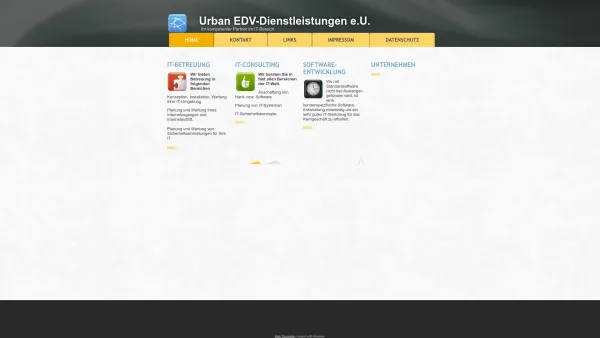 Website Screenshot: Urban EDV-Dienstleistungen KEG - Home - Date: 2023-06-14 10:45:55
