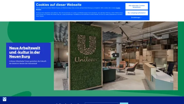 Website Screenshot: Unilever Austria GmbH - Unilever DACH | Unilever - Date: 2023-06-26 10:23:54