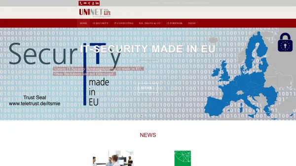 Website Screenshot: Uninte - IT Consulting - UNINET it-consulting GmbH – Die unabhängigen Berater - Date: 2023-06-26 10:23:54
