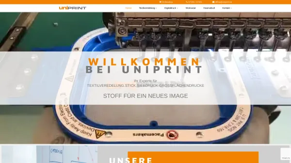 Website Screenshot: Josef UNIPRINT - Uniprint – Ihre Druckerei in Oberösterreich - Date: 2023-06-26 10:23:54
