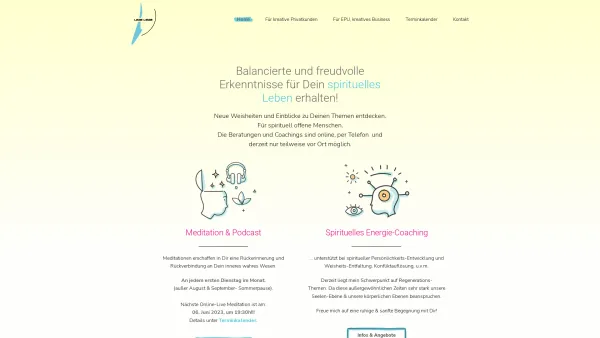 Website Screenshot: Maria Sperl - Unser Bewusstsein erweitern – Maria Sperl, Energie-Bewusstseins-Trainerin - Date: 2023-06-15 16:02:34
