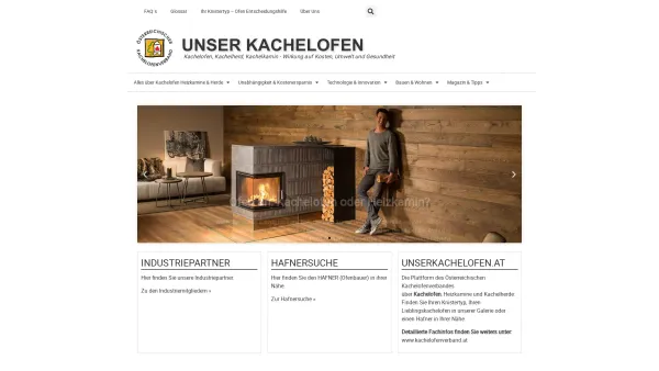 Website Screenshot: Österreichischer Kachelofen Verband 1220 Wien - UNSER KACHELOFEN | Unserkachelofen - Date: 2023-06-26 10:23:57