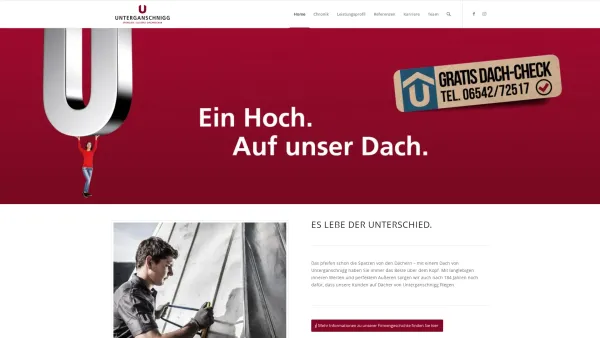 Website Screenshot: Friedrich Unterganschnigg GmbH - Spenglerei Unterganschnigg Zell am See – Spenglerie, Glaserei, Dachdecker – Handwerkstradition seit 1839 - Date: 2023-06-26 10:23:57