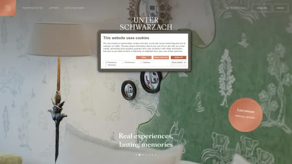 Website Screenshot: Unterschwarzach GmbH & Co KG - Hotel Saalbach Hinterglemm | 4*S Unterschwarzachhof - Date: 2023-06-14 10:45:57
