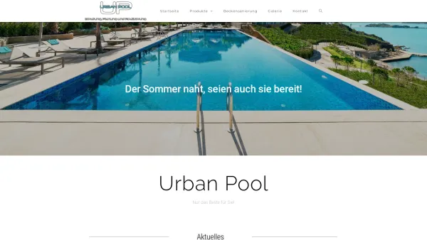 Website Screenshot: Urban Pool - Urban Pool Bau - Date: 2023-06-14 16:40:05