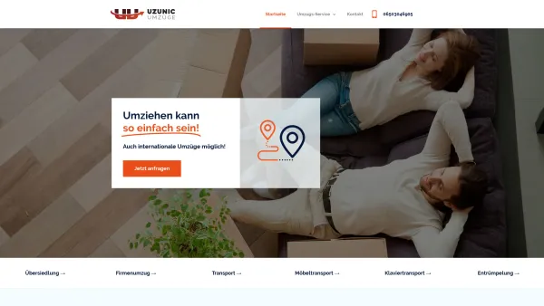 Website Screenshot: Uzunic Umzüge - Umzug Linz | Umzug Salzburg | Uzunic Umzüge | Ihr Partner für Umzüge - Date: 2023-06-26 10:24:00