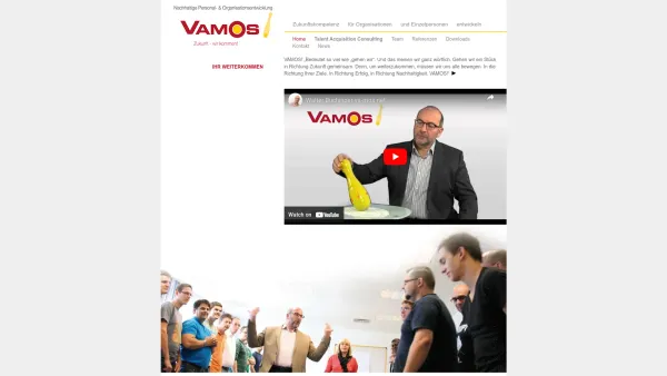 Website Screenshot: VAMOS! Volle Kraft voraus - Home - VAMOS - Date: 2023-06-26 10:24:00