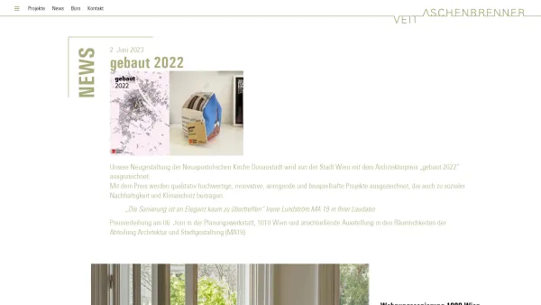 Website Screenshot: Veit Aschenbrenner Architekten - Veit-Aschenbrenner - Date: 2023-06-26 10:24:02