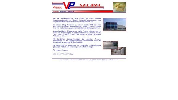 Website Screenshot: VAC PAC GmbH - VAC-PAC - Date: 2023-06-26 10:24:02