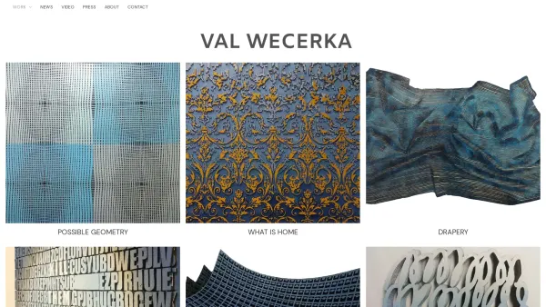 Website Screenshot: Val Wecerka Contemporary art - Abstrakte Bilder und Skulpturen kaufen - Date: 2023-06-14 10:46:52