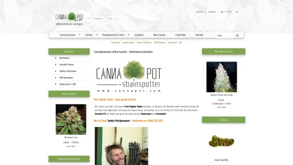 Website Screenshot: vaporize-shop.net - Hanfsamen Bestellen - Cannabissamen online kaufen - Date: 2023-06-26 10:24:02