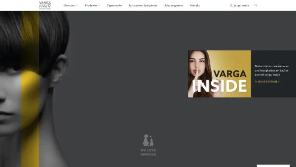 Website Screenshot: VargaHair International Ges.m.b.H. - Varga Hair Haarkosmetik- und Eigenmarkenprodukte für Profis. - Date: 2023-06-26 10:24:02