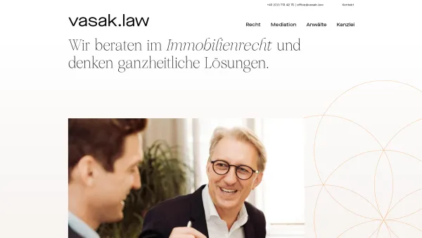 Website Screenshot: Rechtsanwalt Mag. Nikolaus Vasak - vasak.law – Rechtsanwälte in Kooperation – Home - Date: 2023-06-26 10:24:02