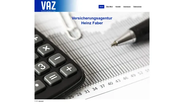 Website Screenshot: VAZ Versicherungsagentur Dr. Otto Zeitlberger - Home - Date: 2023-06-26 10:24:03