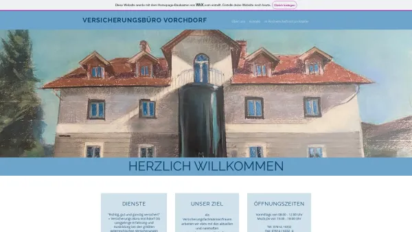 Website Screenshot: Versicherungsbüro Vorchdorf OEG - VersicherungsBüroVorchdorf - Date: 2023-06-26 10:24:05