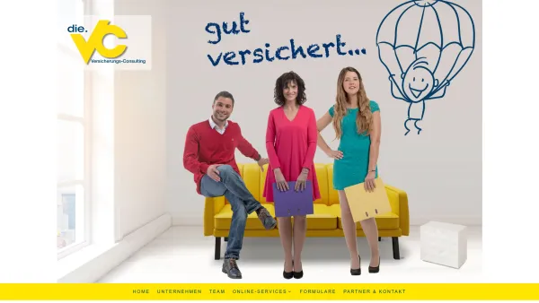 Website Screenshot: Versicherungs Consulting/Beratungs Gesellschaft m.b.H.; - Home - dieVC Versicherungs-Consulting - Date: 2023-06-26 10:24:05