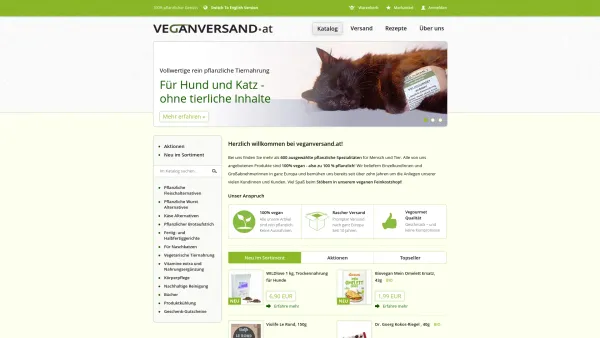 Website Screenshot: bei Vegourmet - veganversand.at - 100% pflanzlicher Genuss - Date: 2023-06-26 10:24:05