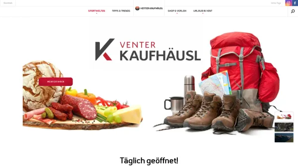 Website Screenshot: Venter Kaufhäusl Appartement Bergwelt Vent Ötztal Tirol - Startseite | Venter Kaufhäusl - Date: 2023-06-26 10:24:05