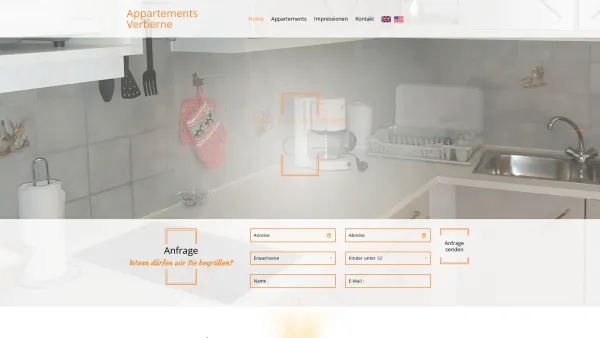 Website Screenshot: Appartements Verberne GmbH - Appartements Verberne - Date: 2023-06-14 10:46:00