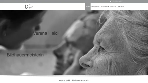 Website Screenshot: Bildhauermeisterin Verena Haidl - Verena Haidl | Bildhauermeisterin - Date: 2023-06-26 10:26:49