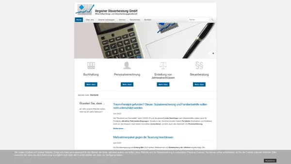 Website Screenshot: Josef Vergeiner - Home - Vergeiner Steuerberatung GmbH Wirtschaftsprüfungs- und Steuerberatungsgesellschaft - Date: 2023-06-15 16:02:34