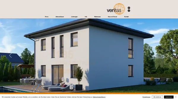 Website Screenshot: Veritas Projekt und Baumanagement GmbH - Firma | Veritashaus - Date: 2023-06-14 10:46:00