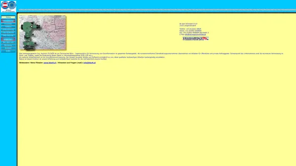Website Screenshot: Technisches Büro für Vermessung und Geoinformation - Vermessung und Geoinformation - Ing. Heinrich Flicker - Date: 2023-06-14 10:46:00