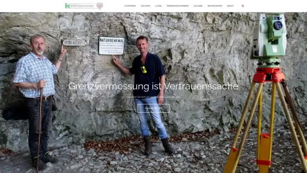 Website Screenshot: Vermessungskanzlei - Dipl.-Ing. Kerschbaumer - Vermessung Geometer Ziviltechniker Kerschbaumer – Webside from Georg Kerschbaumer - Date: 2023-06-26 10:24:08