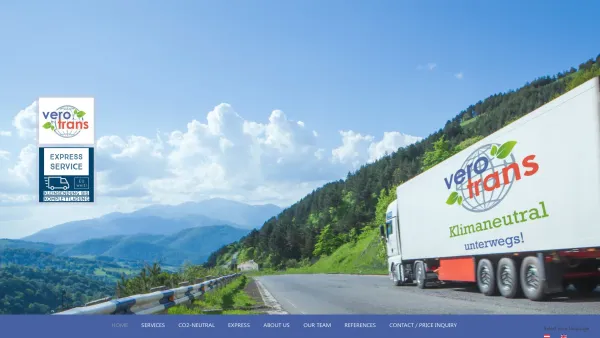 Website Screenshot: VEROTRANS Lager- und Transportlogistik GmbH - Verotrans - Home - Date: 2023-06-26 10:24:08