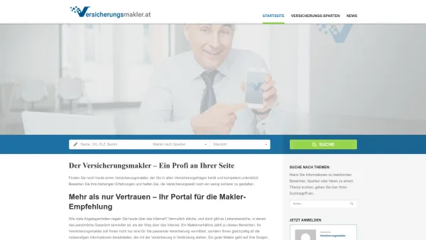 Website Screenshot: Versicherungsmaklerbüro Friedrich Ladenstein - Versicherungsmakler.at - Bewerten und Vergleichen - Date: 2023-06-14 10:38:04