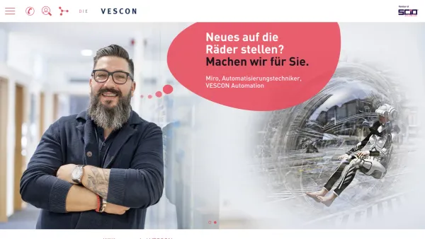 Website Screenshot: VESCON Systemtechnik GmbH - VESCON: Home - Date: 2023-06-26 10:24:08